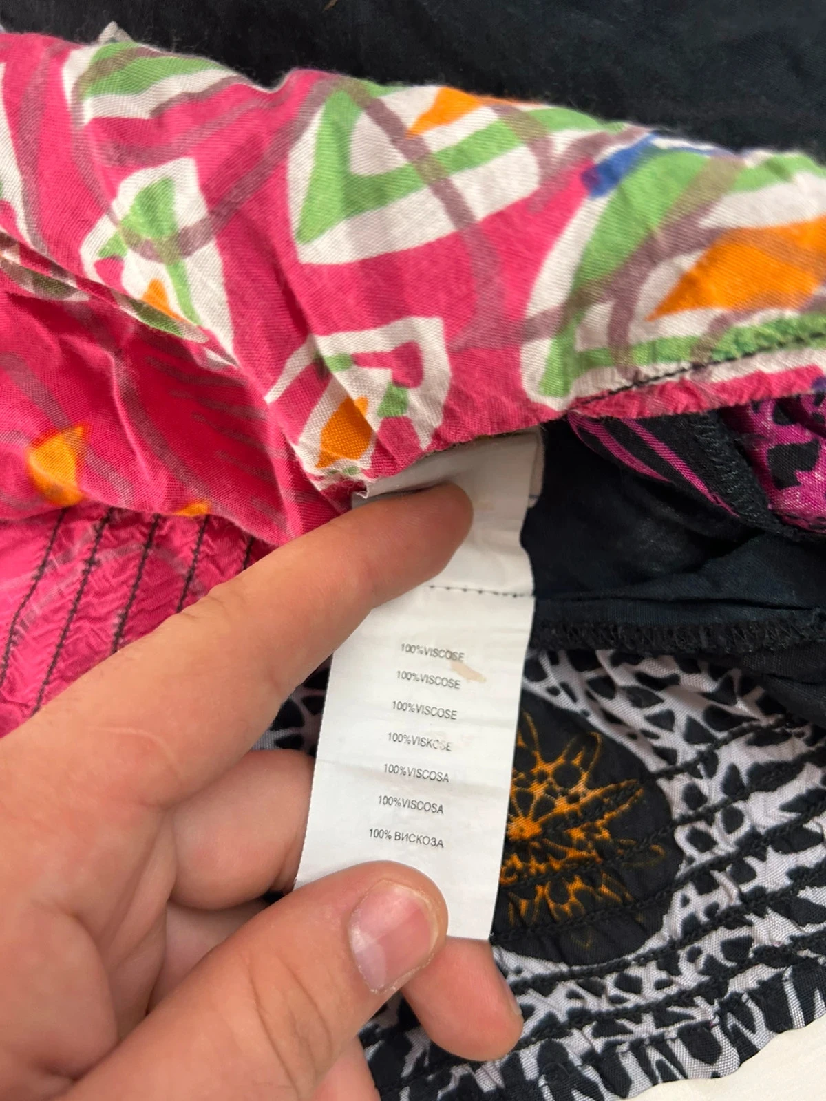 Desigual blouse met lange mouwen en multicolor vintage patroon – photo 11